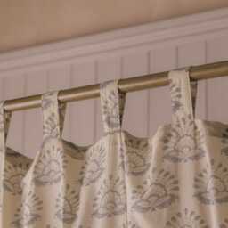 Graham and Green Fiorella Hand-Block Printed Single Curtain - thumbnail 3