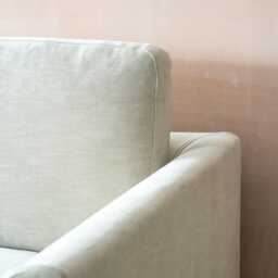 Graham and Green Maribel Oat Linen Three Seater Sofa - thumbnail 3