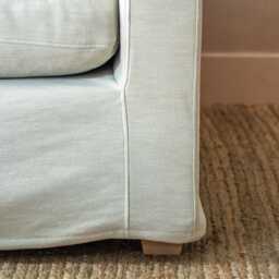 Graham and Green Maribel Oat Linen Three Seater Sofa - thumbnail 5