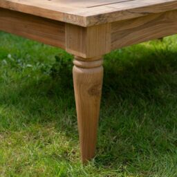 Graham and Green Logan Outdoor Teak Wood Coffee Table - thumbnail 4