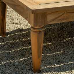 Graham and Green Logan Outdoor Teak Wood Coffee Table - thumbnail 6