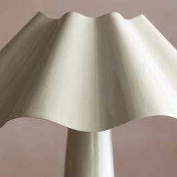 Graham and Green Eldon Ivory Enamel Table Lamp Large - thumbnail 3