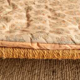 Graham and Green Blossom Hand-Block Printed Day Bed Mattress - thumbnail 5
