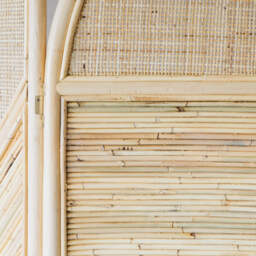 Graham and Green Natural Rattan Arched Screen - thumbnail 4