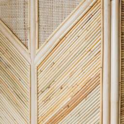 Graham and Green Natural Rattan Arched Screen - thumbnail 5