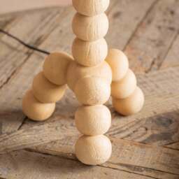 Graham and Green Bobbin Tripod Natural Wooden Table Lamp - thumbnail 5
