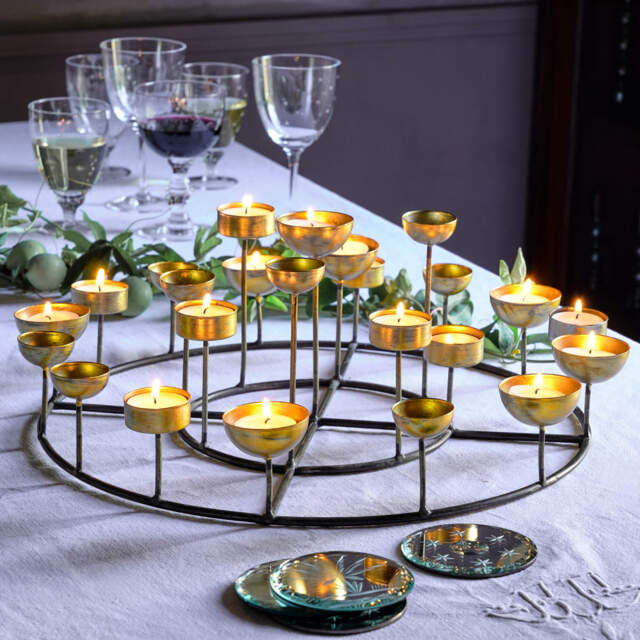 Graham and Green Round Multi Tea Light Holder - image 1