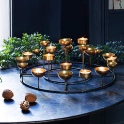 Graham and Green Round Multi Tea Light Holder - thumbnail 2