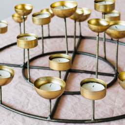 Graham and Green Round Multi Tea Light Holder - thumbnail 5