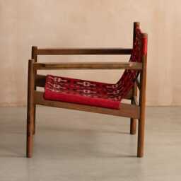Graham and Green Anouk Mango Wood Sling Chair - thumbnail 2