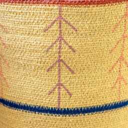 Graham and Green Set of Two Arrow Seagrass Baskets - thumbnail 2