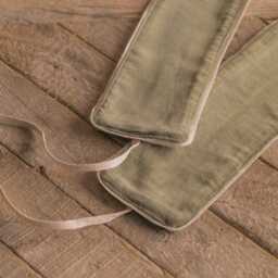 Graham and Green Set of Two Thyme Velvet Tie Backs - thumbnail 2