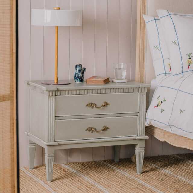 Graham and Green Anders Two Drawer Bedside Table - image 1