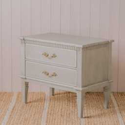 Graham and Green Anders Two Drawer Bedside Table - thumbnail 4