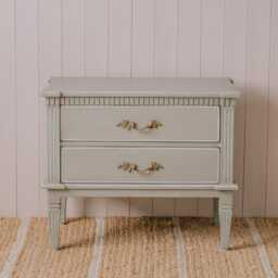 Graham and Green Anders Two Drawer Bedside Table - thumbnail 2