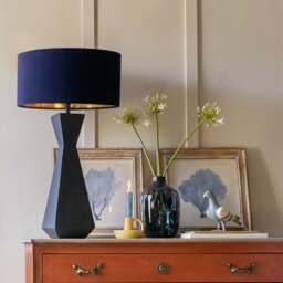 Graham and Green Black Rodin Table Lamp