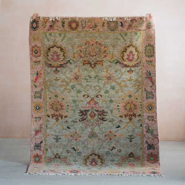 Graham and Green Araminta Knotted Wool Rug 170 x 240cm - image 1