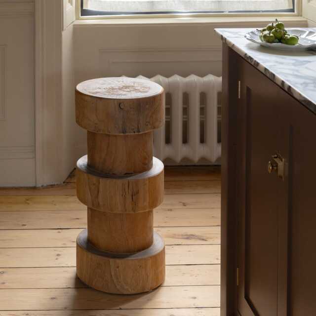 Graham and Green Tokim Natural Bar Stool - image 1