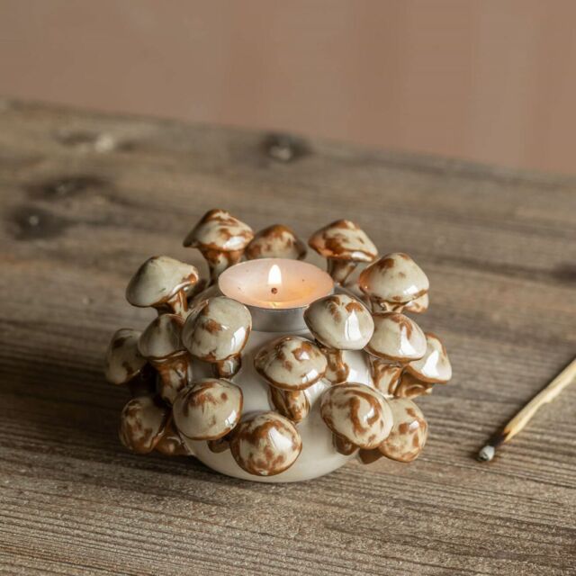 Graham and Green Mushrooms Candle Holder - image 1