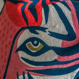 Graham and Green Terrance the Tiger Square Cushion - thumbnail 4