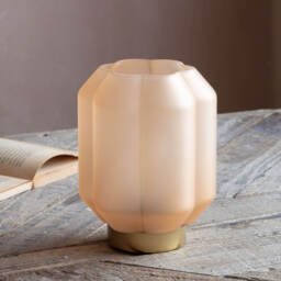 Graham and Green Emaline Pink LED Table Lamp Small - thumbnail 4