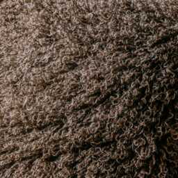 Graham and Green Chestnut Faux Fur Square Cushion - thumbnail 2