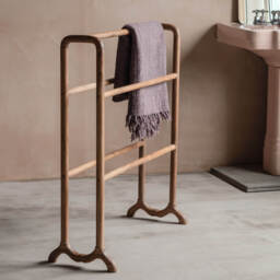 Graham and Green Wooden Towel Stand - thumbnail 2