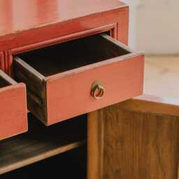 Graham and Green Leshan Pink Bedside Table - thumbnail 4