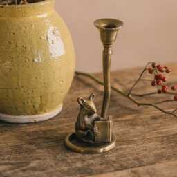 Graham and Green Milly the Mouse Candle Holder - thumbnail 2