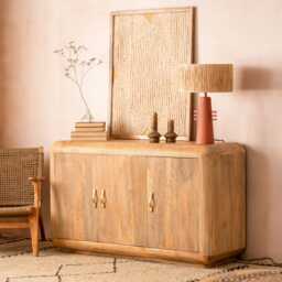 Graham and Green Bantois Three Door Sideboard - thumbnail 3