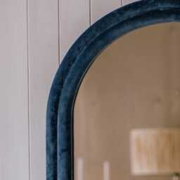Graham and Green Cobalt Blue Tall Arched Wall Mirror - thumbnail 3