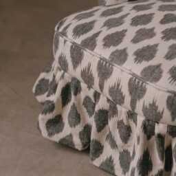 Graham and Green Savannah White Ikat Chair - thumbnail 3