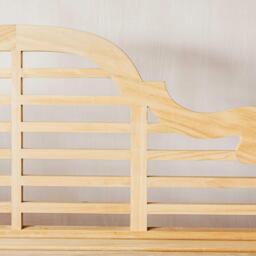 Graham and Green Lutyen Teak Wood Three Seater Bench - thumbnail 5