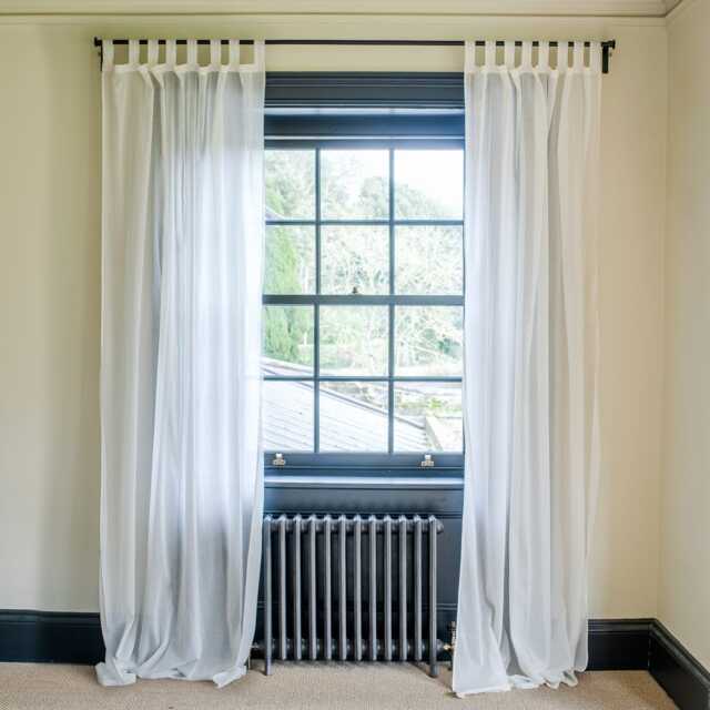 Graham and Green Plain Ecru Single Curtain - 135 x 270cm - image 1