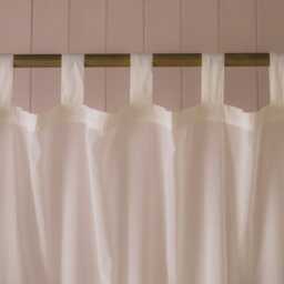 Graham and Green Plain Ecru Single Curtain - 135 x 270cm - thumbnail 3