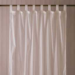 Graham and Green Plain Ecru Single Curtain - 135 x 270cm - thumbnail 2
