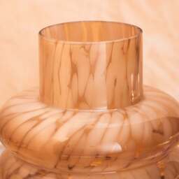 Graham and Green Large Cinnie Brown Glass Vase - thumbnail 3