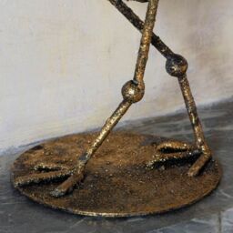 Graham and Green Antique Brass Flamingo Candle Holder - thumbnail 4