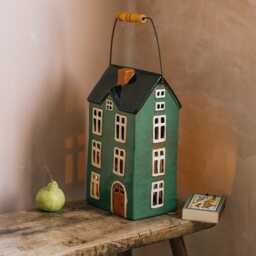 Graham and Green House Pillar Candle Holder with Handle - thumbnail 2