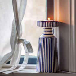 Graham and Green Striped Candle Holder - thumbnail 3