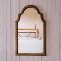 Graham and Green Lowell Dark Brown Wooden Mirror - thumbnail 1