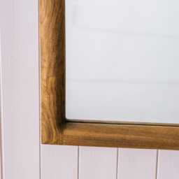Graham and Green Lowell Dark Brown Wooden Mirror - thumbnail 3