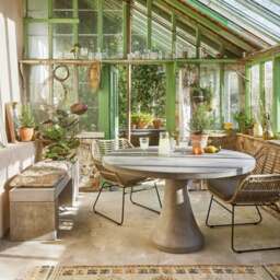 Graham and Green Round Concrete Outdoor Table