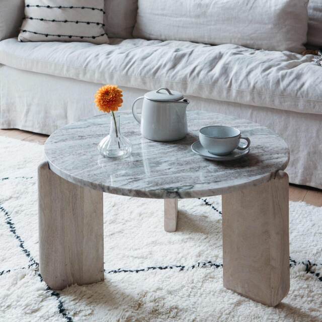 Graham and Green Toronto Marble Coffee Table - image 1