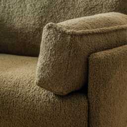 Graham and Green Franz Olive Boucle Armchair - thumbnail 6