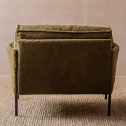 Graham and Green Franz Olive Boucle Armchair - thumbnail 4