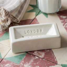 Graham and Green White London Brick Soap Dish - thumbnail 2