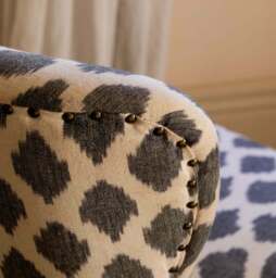 Graham and Green Ree Ikat Cocktail Chair - thumbnail 4