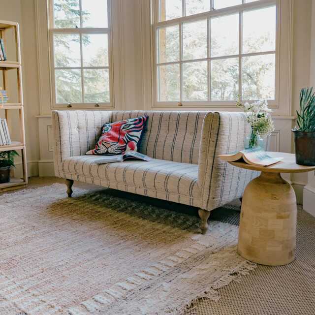 Graham and Green Nelson Boro Stripe Two Seater Sofa - image 1