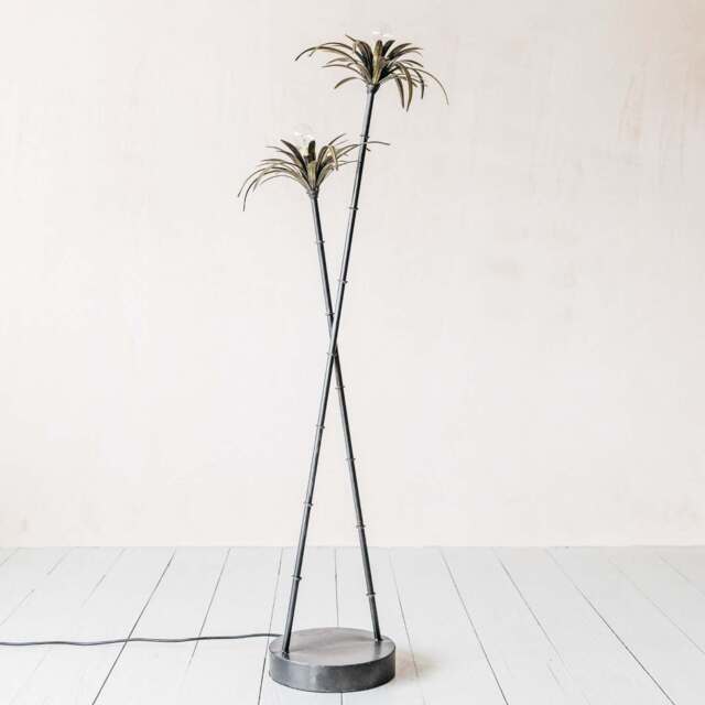 Graham and Green Palm Tree Floor Light - image 1